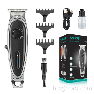 VGR V-262 Trim de cheveux en cuir rechargeable professionnel